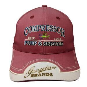 Compressor Pump & Services Est. 1984 Baseball Cap Red One Size Adjustable CPS